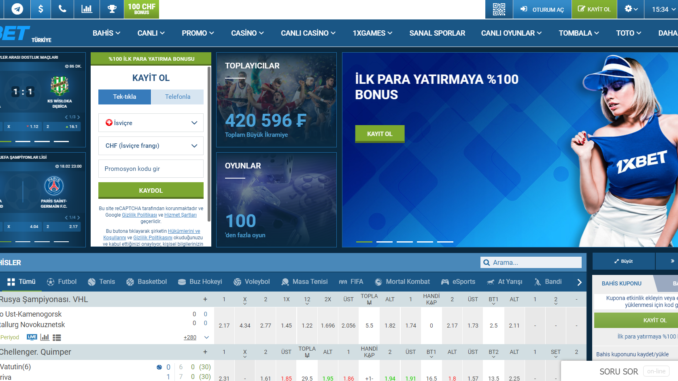1XBET CANLI BAHIS