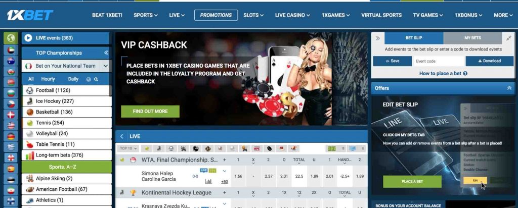 1XBET TV