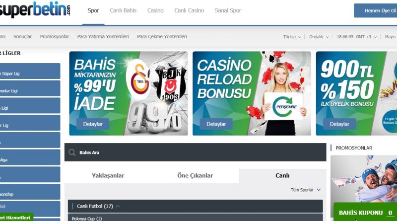 SUPERBETIN GUNCEL ADRESI