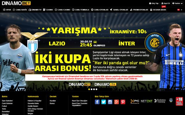 DINAMOBET GIRIŞ