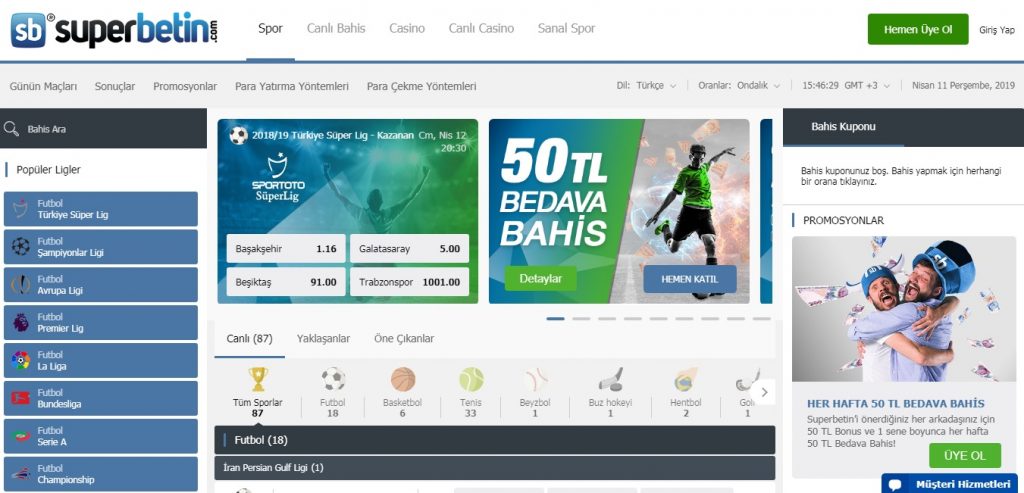 SUPERBETIN GIRIŞ
