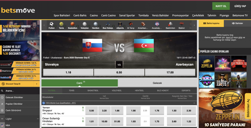 Betsmove TV