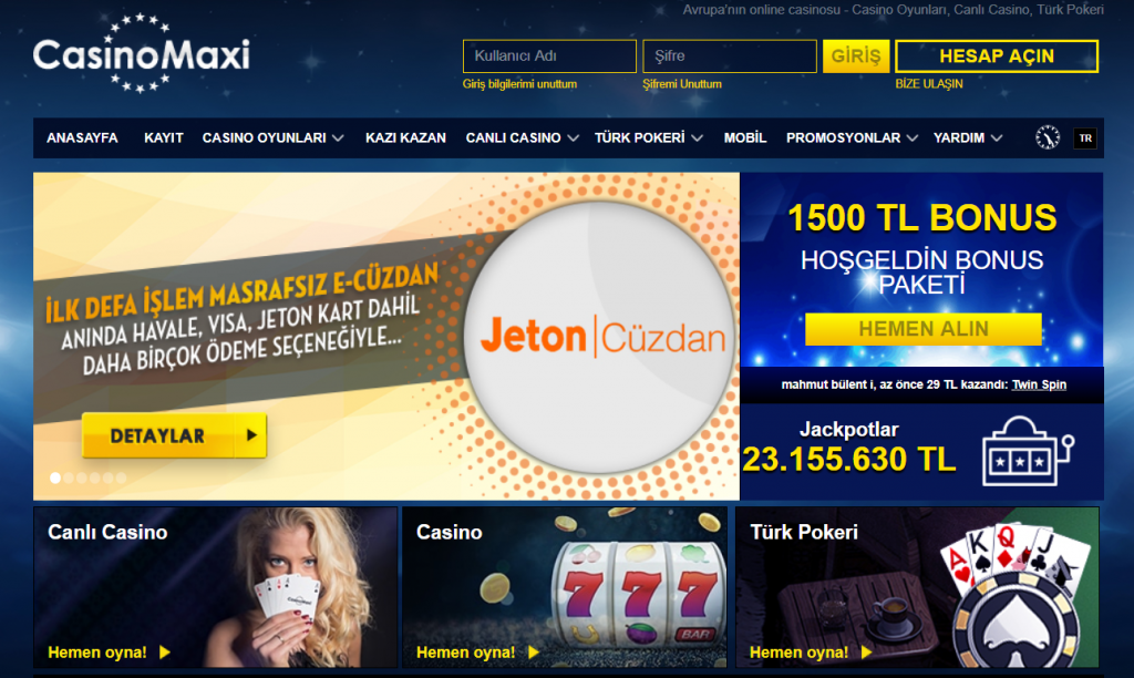 Casinomaxi Giriş