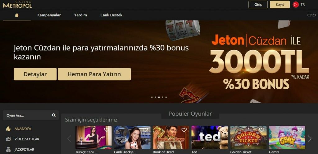 Casinometropol Yeni Adresi